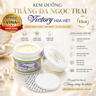  Kem Dưỡng Trắng Da Ngọc Trai Victory (Hoa Việt) 15GR
