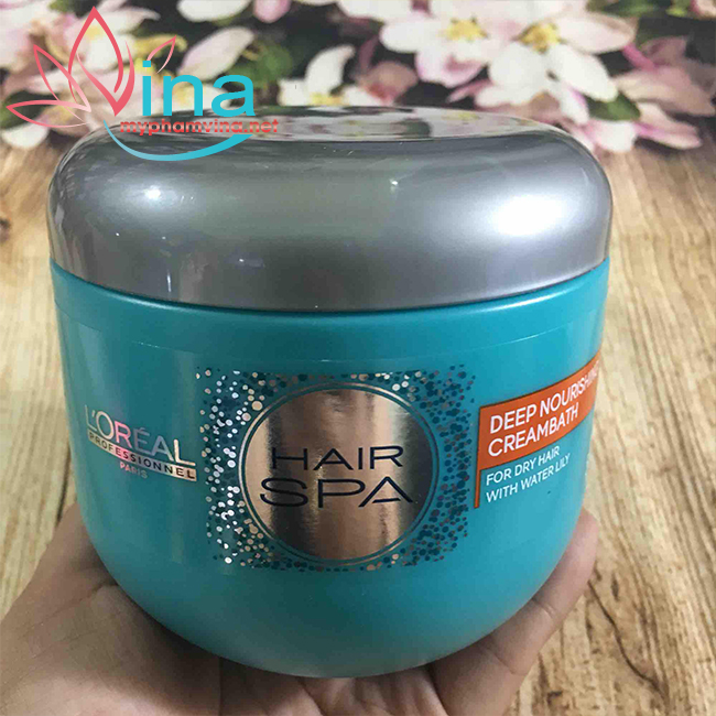 Dầu hấp ủ tóc nuôi dưỡng suôn mượt Loreal Hair Spa Deep Nourishing Creambath 500ml 1