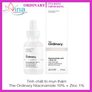 Tinh chất trị mụn và giảm thâm The Ordinary Niacinamide 10% + Zinc 1% 30ML 1