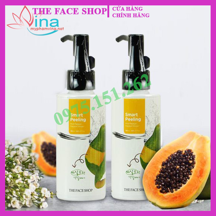 Gel Tẩy Tế Bào Da Chết Đu Đủ The Face Shop Smart Peeling Mild Papaya 150ml 2