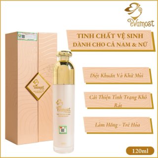 Dung dịch vệ sinh Evamost - Sạch - Thơm - Hồng - Khít 120ml