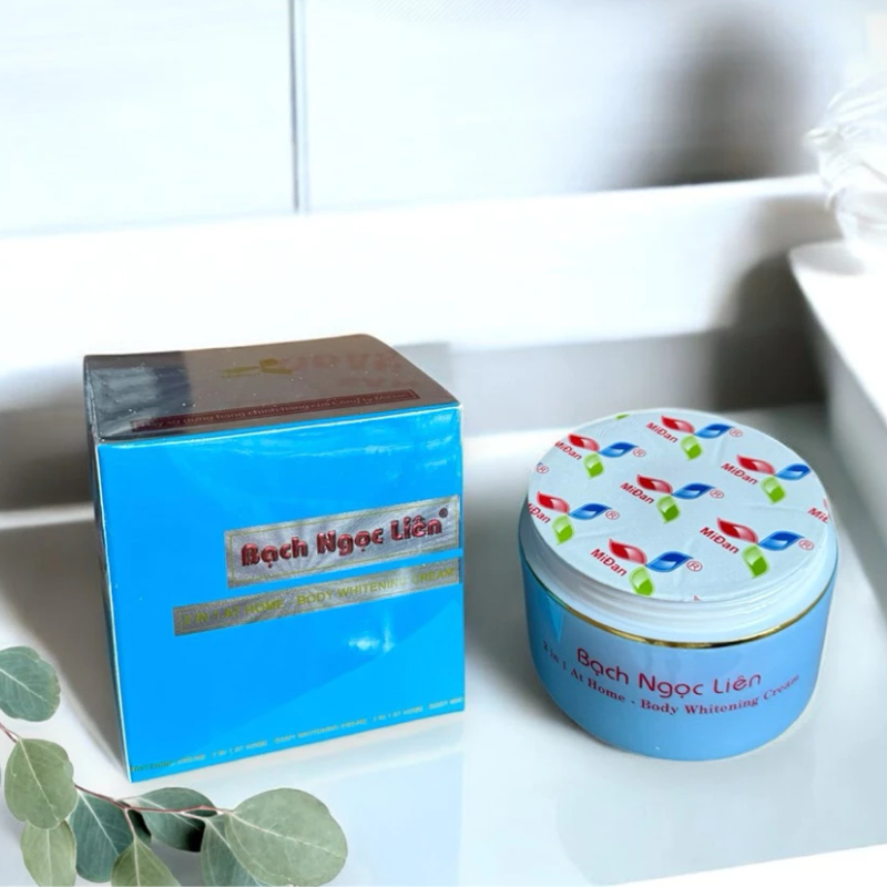 Kem dưỡng trắng da toàn thân 2 In 1 tại nhà Bạch Ngọc Liên – Body Whitening 2 in 1 At Home (90g) 2