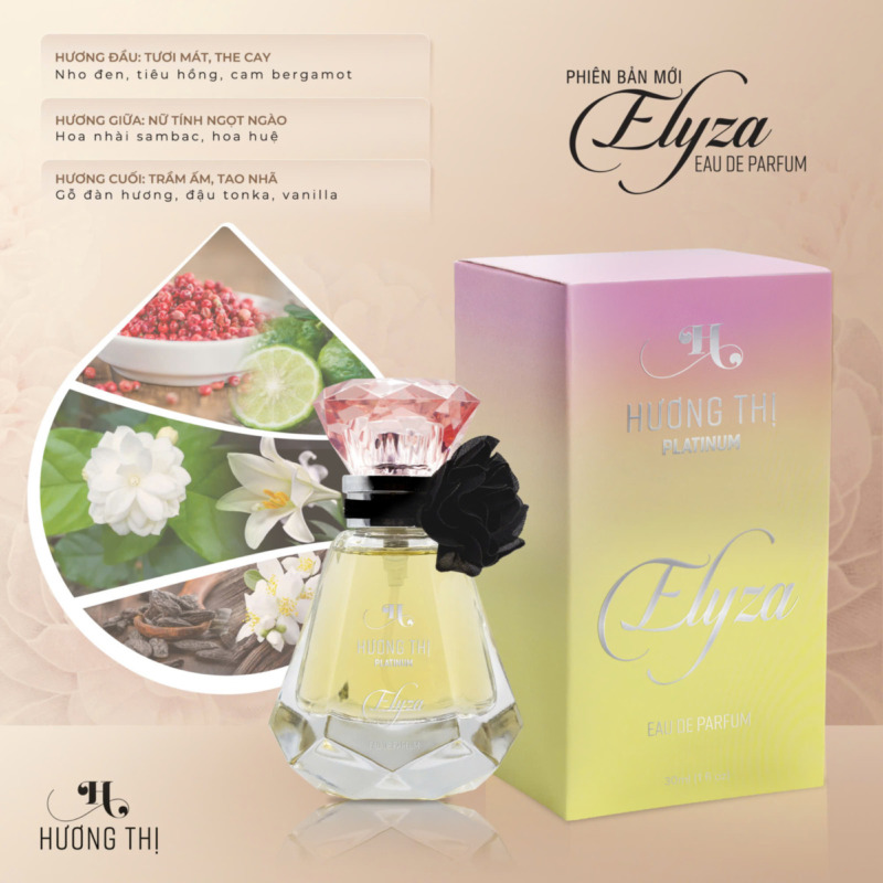 NƯỚC HOA NỮ CAO CẤP ELYZA – HƯƠNG THỊ 30ML 1