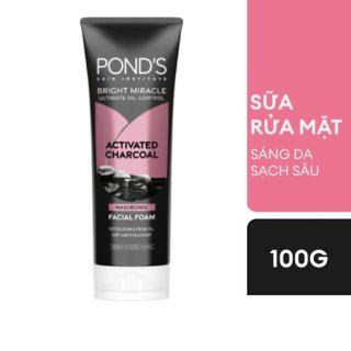 Sữa rửa mặt sạch sâu Detox Ponds Pure Bright Ponds Pollution Detox 100g 