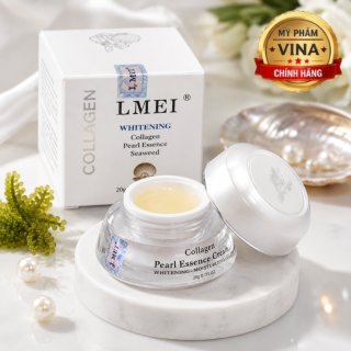 KEM DƯỠNG TRẮNG DA LMEI TINH CHẤT RONG BIỂN - COLLAGEN - NGỌC TRAI 25gr