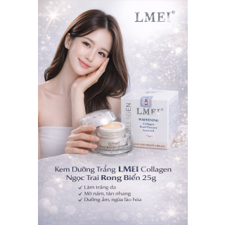KEM DƯỠNG TRẮNG DA LMEI TINH CHẤT RONG BIỂN - COLLAGEN - NGỌC TRAI 25gr