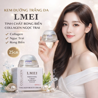 KEM DƯỠNG TRẮNG DA LMEI TINH CHẤT RONG BIỂN - COLLAGEN - NGỌC TRAI 25gr