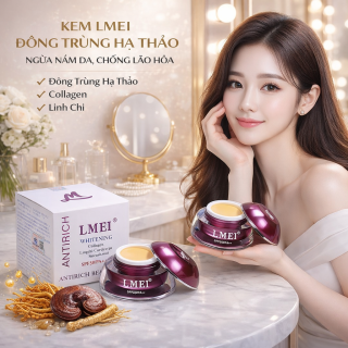 KEM DƯỠNG TRẮNG DA CAO CẤP LMEI TINH CHẤT COLLAGEN - LINH CHI - ĐÔNG TRÙNG HẠ THẢO 25GR