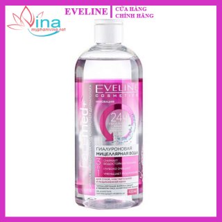 Nước tẩy trang Eveline Facemed+ dưỡng ẩm Hyaluronic 400ML 1