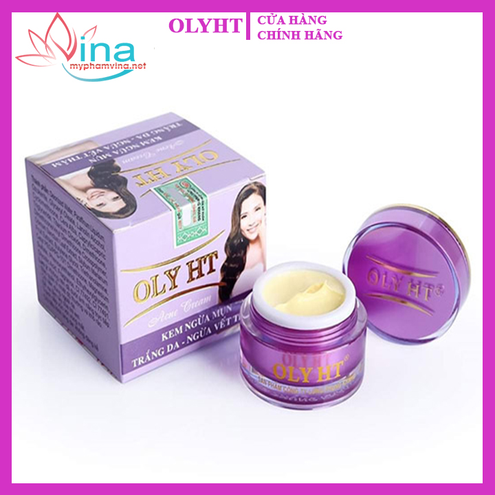 Kem OLY HT ngừa mụn - Trắng da - Ngừa vết thâm (12g)