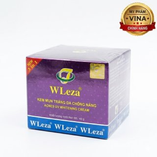 Kem WLeza ngừa mụn trắng da chống nắng 40gr 1