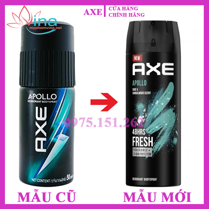 Xịt khử mùi nam AXE APOLLO (135ml)