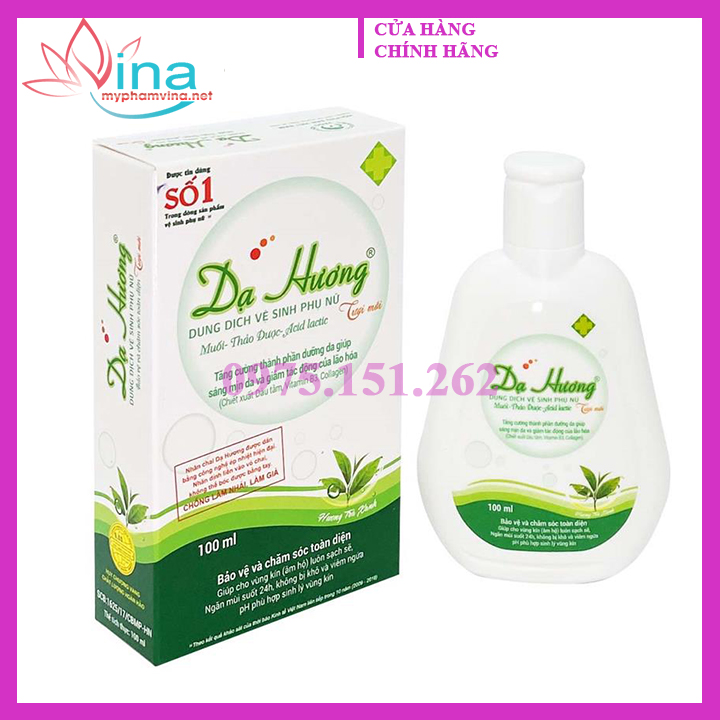 Dung dịch vệ sinh phụ nữ dạng Dạ Hương trà xanh100ml