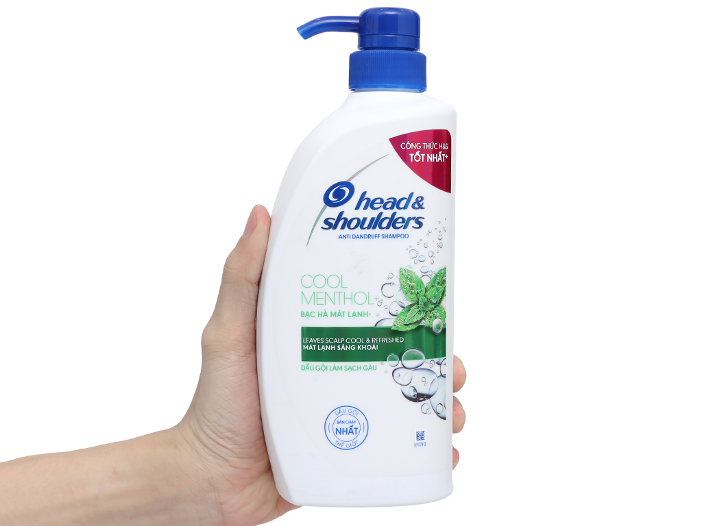 Dầu gội sạch gàu Head & Shoulders bạc hà mát rượi 650ml 2