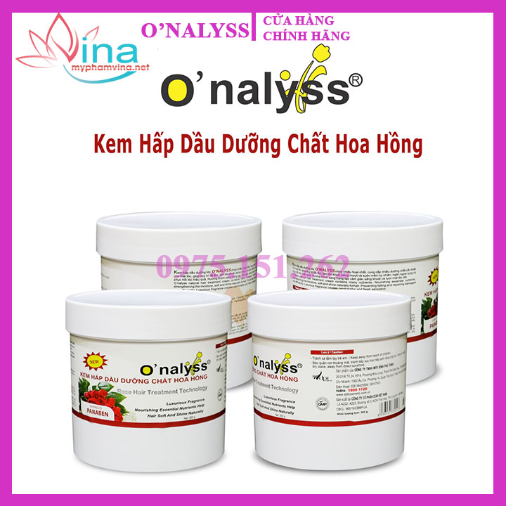 Kem Hấp Dầu Onalyss Hương Hoa Hồng 1000ML