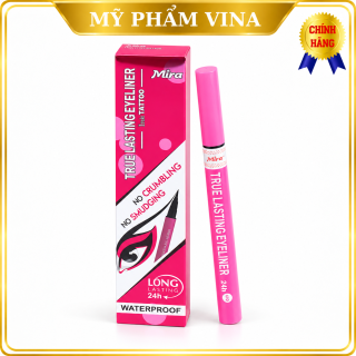 Bút Kẻ Mắt Nước Đen Không Lem, Không Trôi Mira True Lasting Eyeliner