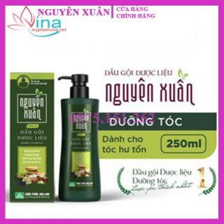 Dầu gội Dược liệu Nguyên Xuân xanh (Dưỡng tóc, phục hồi hư tổn) 250ml