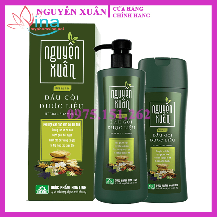 Dầu gội Dược liệu Nguyên Xuân xanh (Dưỡng tóc, phục hồi hư tổn) 250ml 1