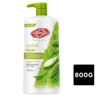 Sữa tắm trà xanh khổ qua Lifebuoy chai 800g