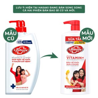 Sữa Tắm Lifebuoy Bảo Vệ Khỏi Vi Khuẩn Vượt Trội 10 800g (Mới)