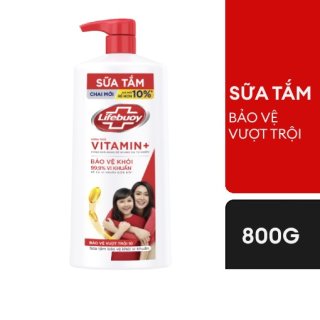 Sữa Tắm Lifebuoy Bảo Vệ Khỏi Vi Khuẩn Vượt Trội 10 800g (Mới)