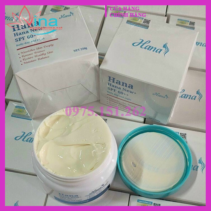 Kem Body Hana New Ngày Đêm 250g