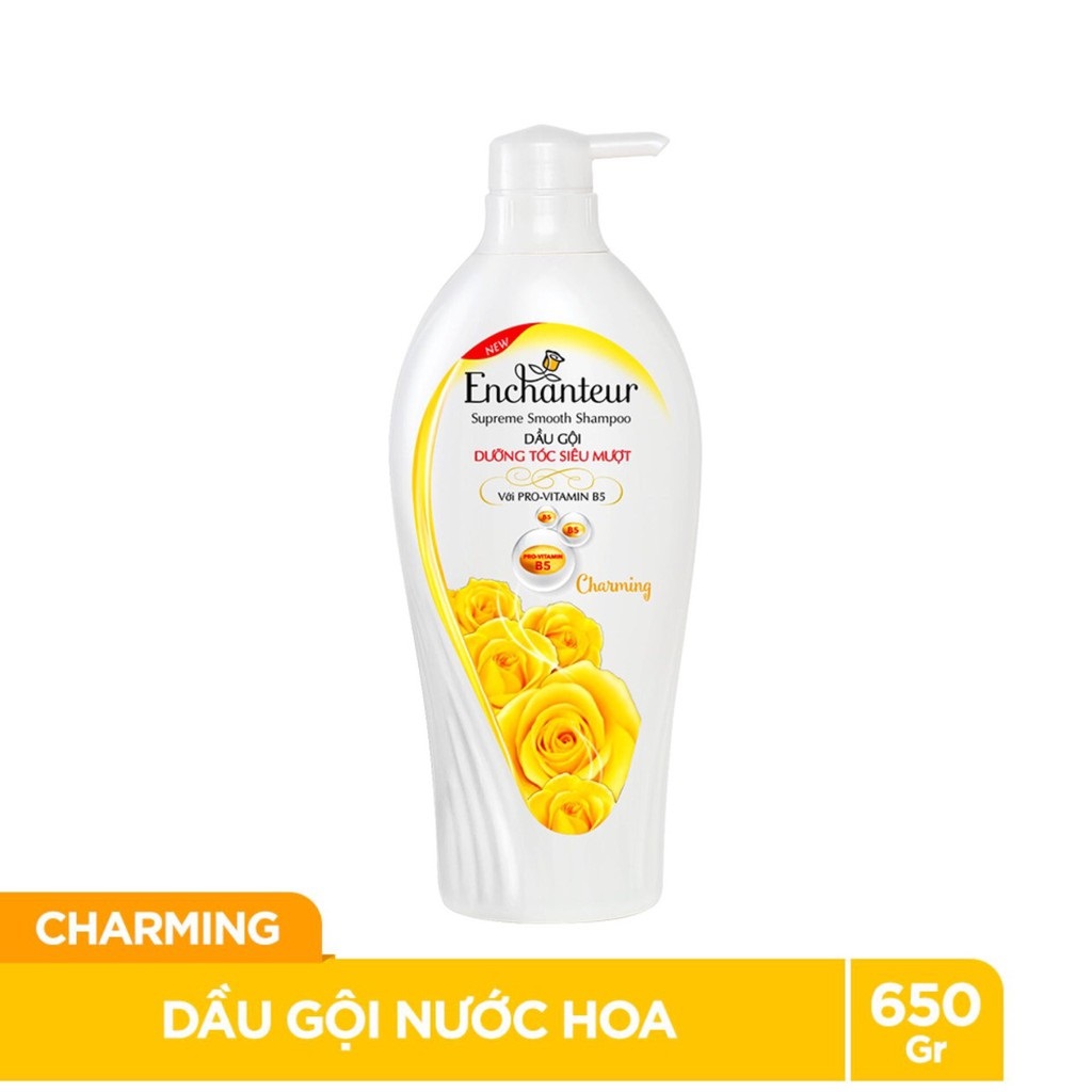 Dầu gội dưỡng tóc siêu mượt Enchanteur Charming 650ML