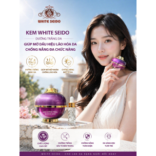 Kem White Seido đa chức năng dưỡng trắng chống lão hóa, chống nắng 16gr