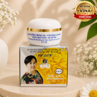 Kem Sứ Tiên dưỡng trắng da cân bằng da lão hóa ngừa mụn nám dị ứng  6g (trắng) 1