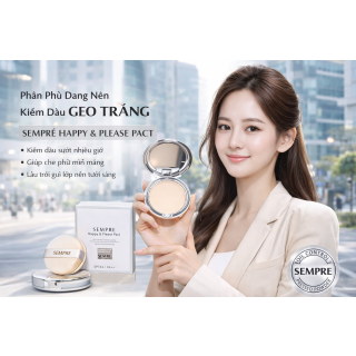 Phấn Phủ Geo Sempre Happy & Please Pact 22g