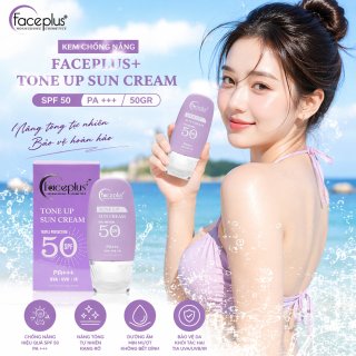Kem chống nắng nâng tone Faceplus+ Tone Up Sun Cream SPF 50 PA +++ 50g