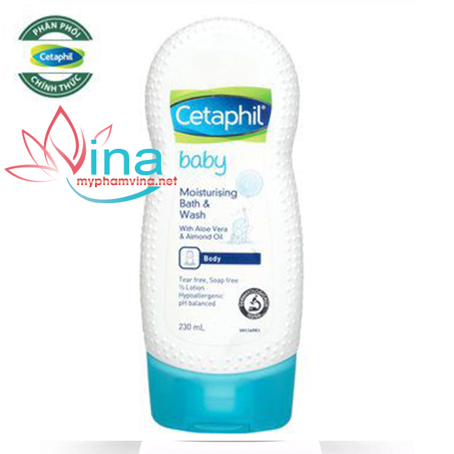 Sữa tắm dưỡng ẩm da cho bé cetaphil baby (230ml)
