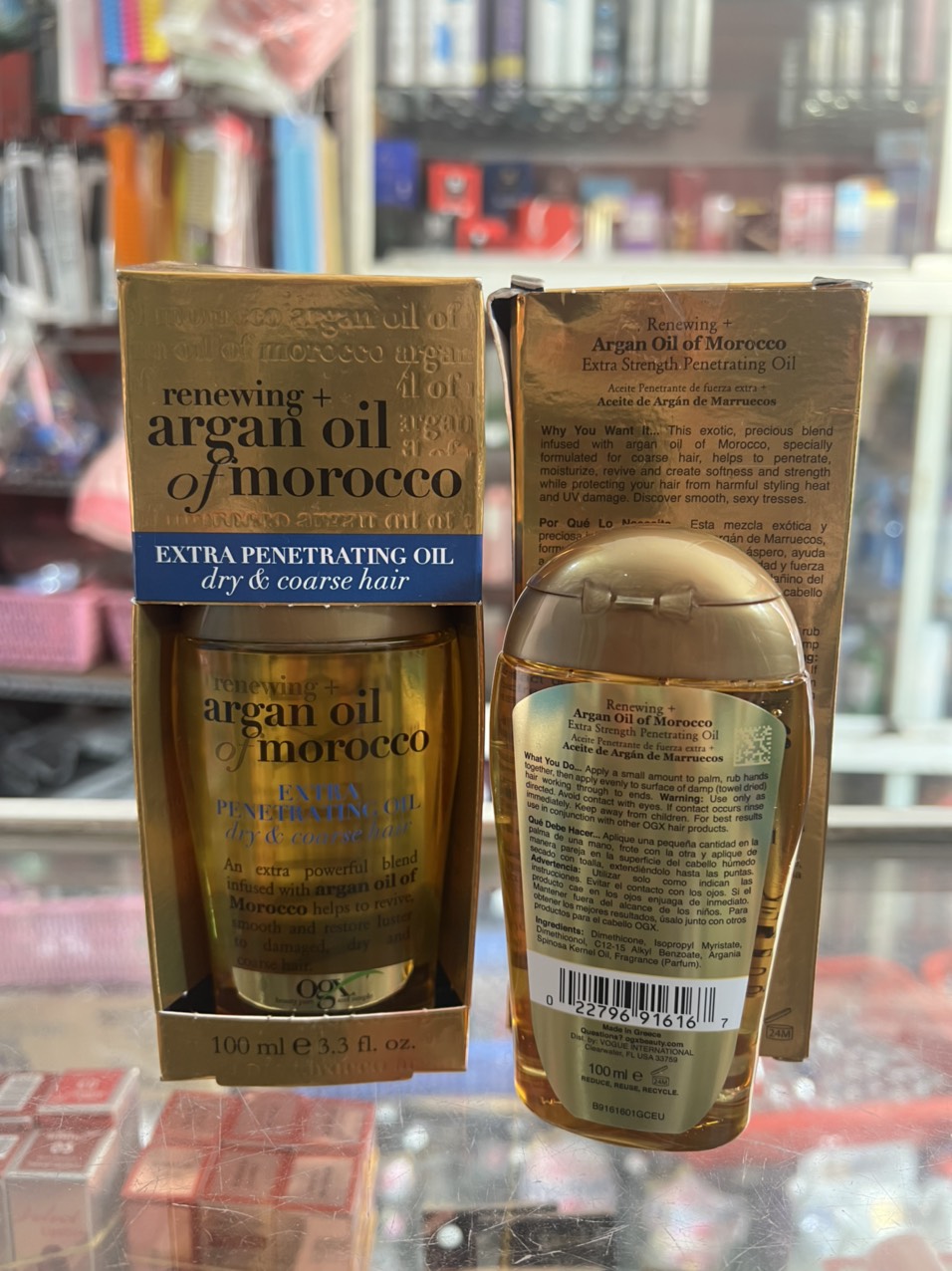 Tinh dầu dưỡng tóc OGX renewing argan oil of morocco EXTRA PENETRATING OIL 100ML (DRY COARSE HAIR)