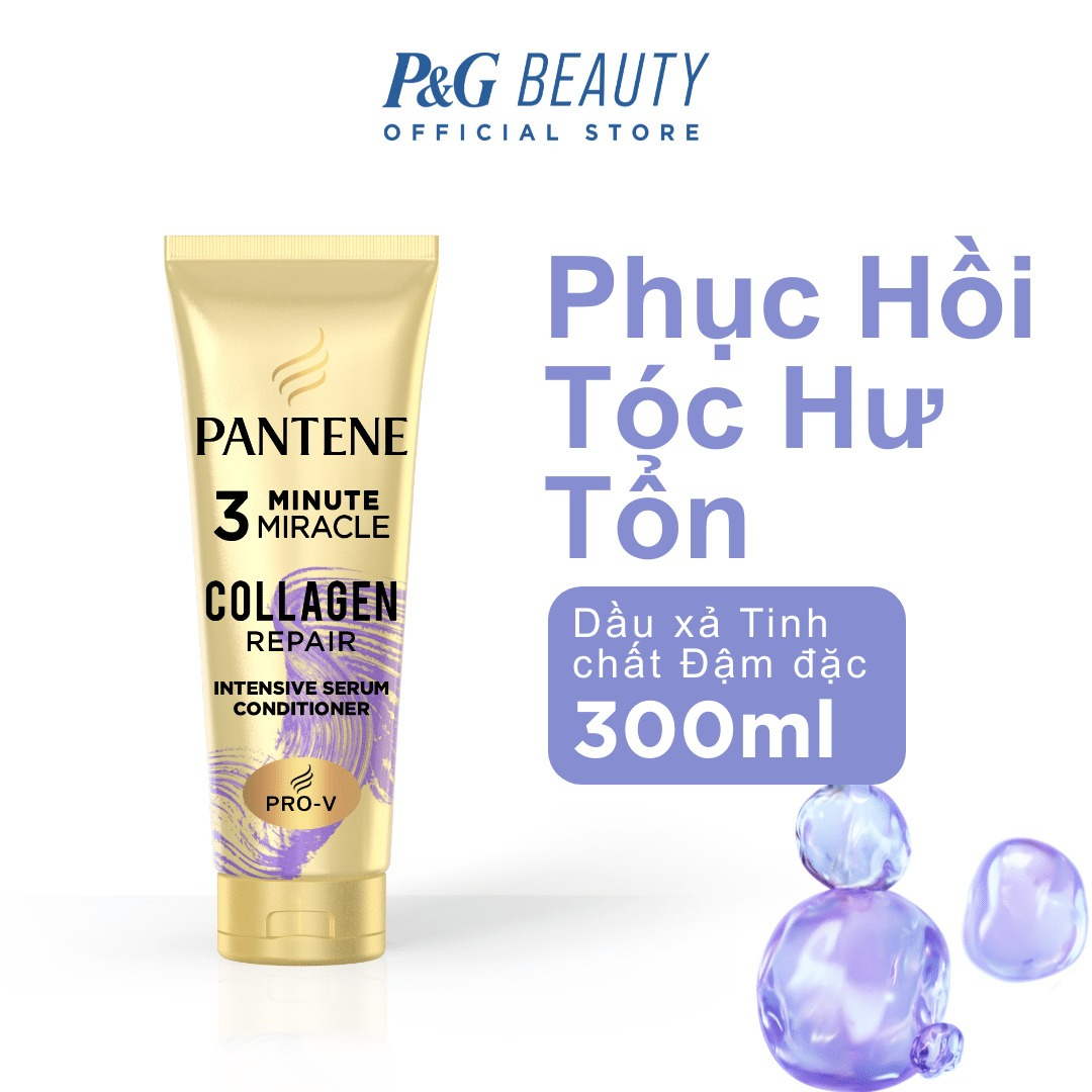 Dầu Xả PANTENE 3 Phút Diệu Kỳ Phục Hồi Tóc Hư Tổn 300ml