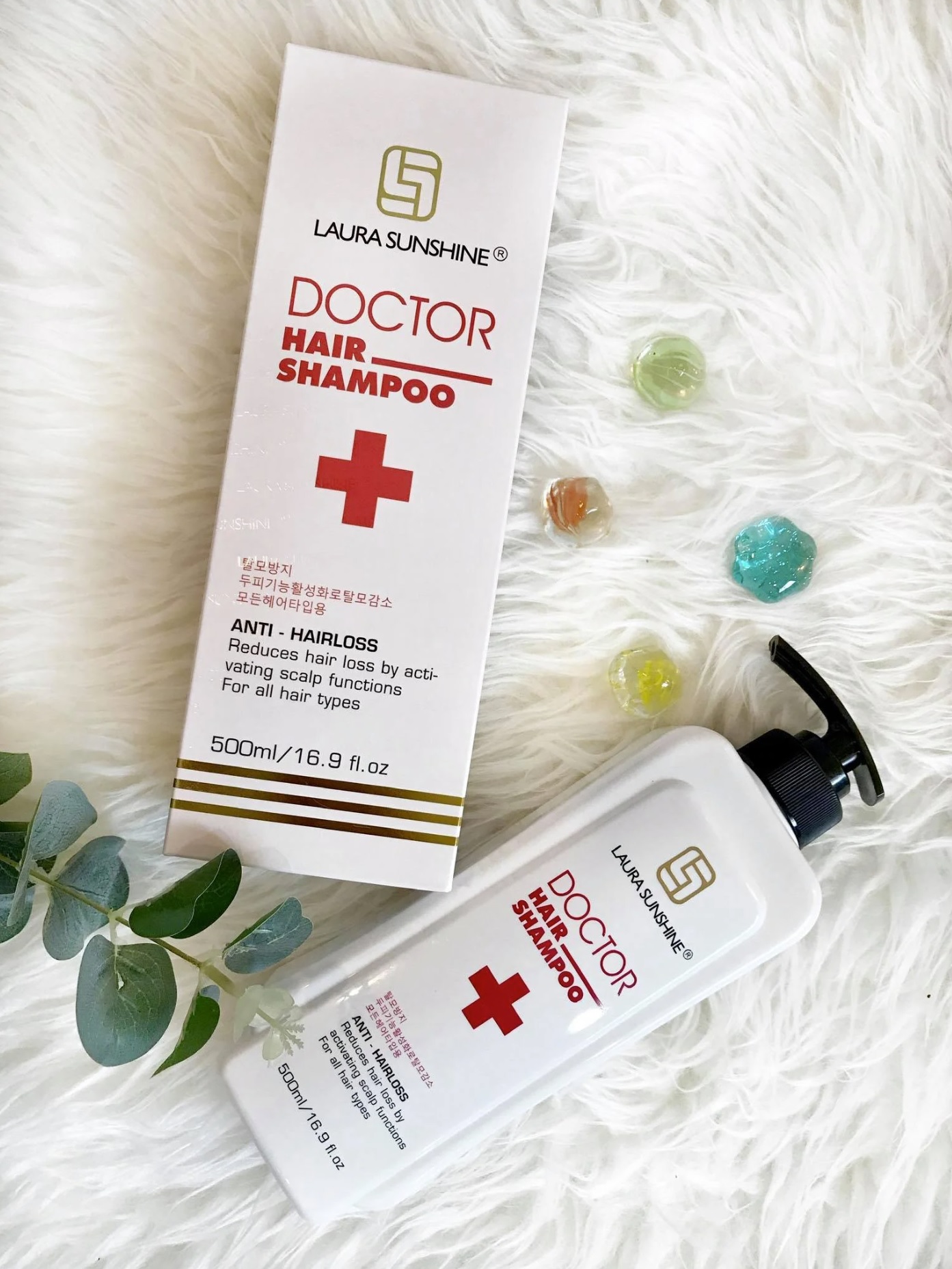 Dầu gội Doctor Hair Shampoo Laura Sunshine Nhật Kim Anh 500ML - giúp giảm rụng tóc