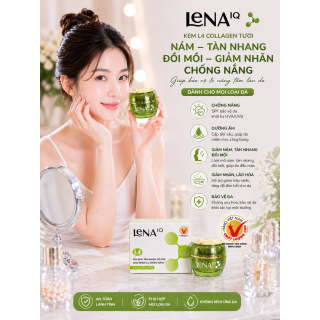 Kem LENA-IQ L4 Nám - Tàn nhang - Đồi mồi - Giảm nhăn - Chống nắng 12GR