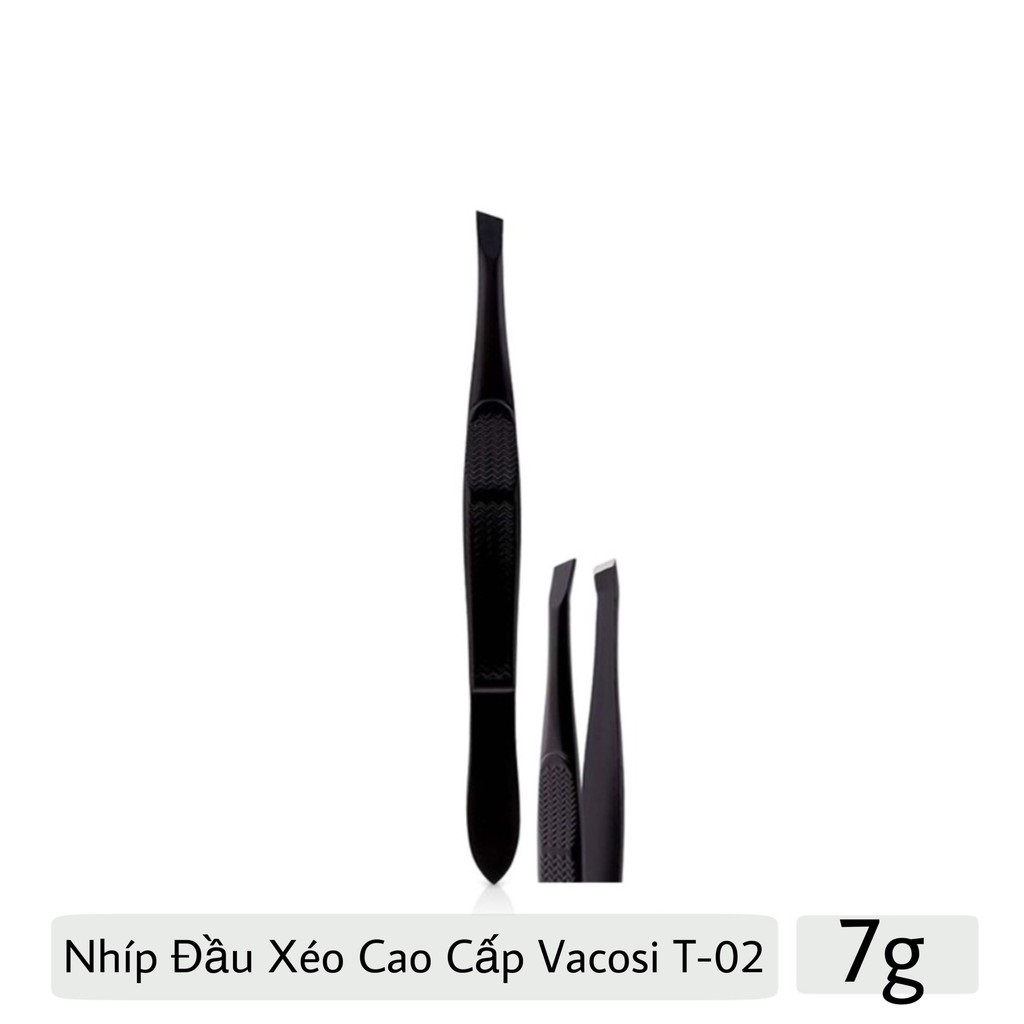 NHÍP VACOSI SLANTED TWEEZERS T02 - ĐẦU XÉO