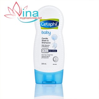 Sữa Tắm Gội Trẻ Em Cetaphil Baby Gentle Wash & Shampoo (230ml) 1