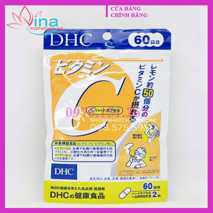 Viên uống DHC bổ sung vitamin C cho cơ thể 60 ngày 120 VIÊN 2