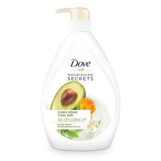 Sữa tắm dưỡng thể tươi mới Dove Nourishing Secrets dầu trái bơ và hoa cúc 530g 2