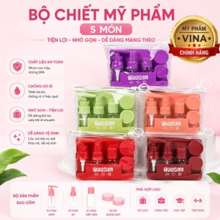 Bộ Chiếc Mỹ Phẩm Cao Cấp Tiện Lợi 5 MÓN (nhỏ xinh)