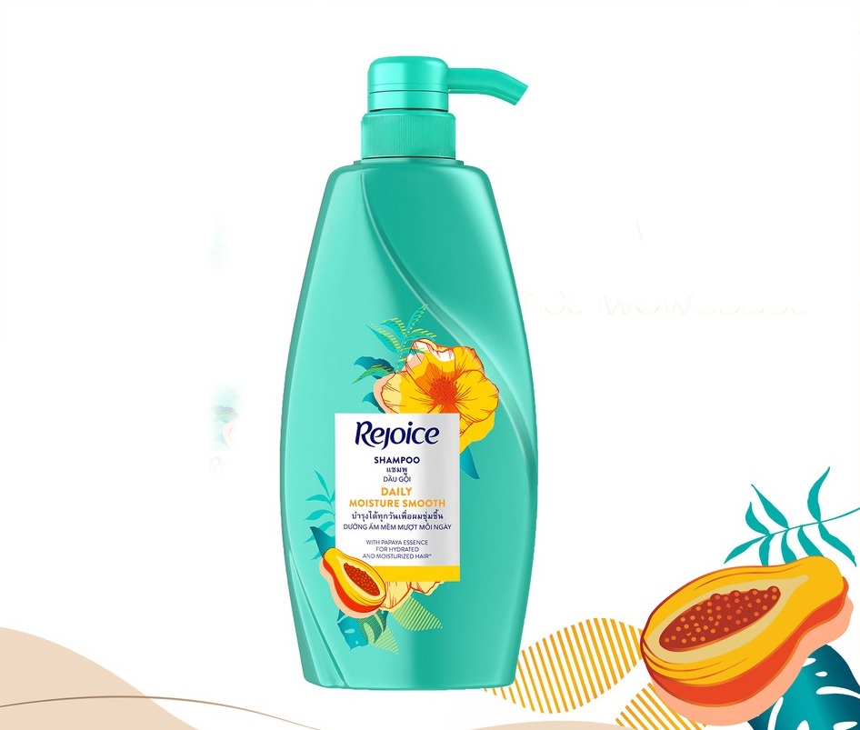 Dầu gội Rejoice Daily Moisture Smooth Dưỡng Ẩm Mềm Mượt 600ml - Thái Lan