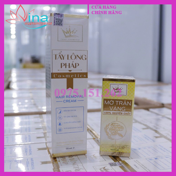 Kem Tẩy Lông Pháp Cosmetics 150ml - Tặng 1 serum triệt lông