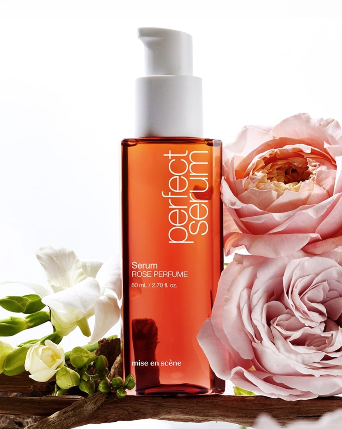 TINH CHẤT DƯỠNG TÓC MISE EN SCENE PERFECT SERUM 80ML- Rose perfume (màu hồng): Dành cho mọi loại tóc 1