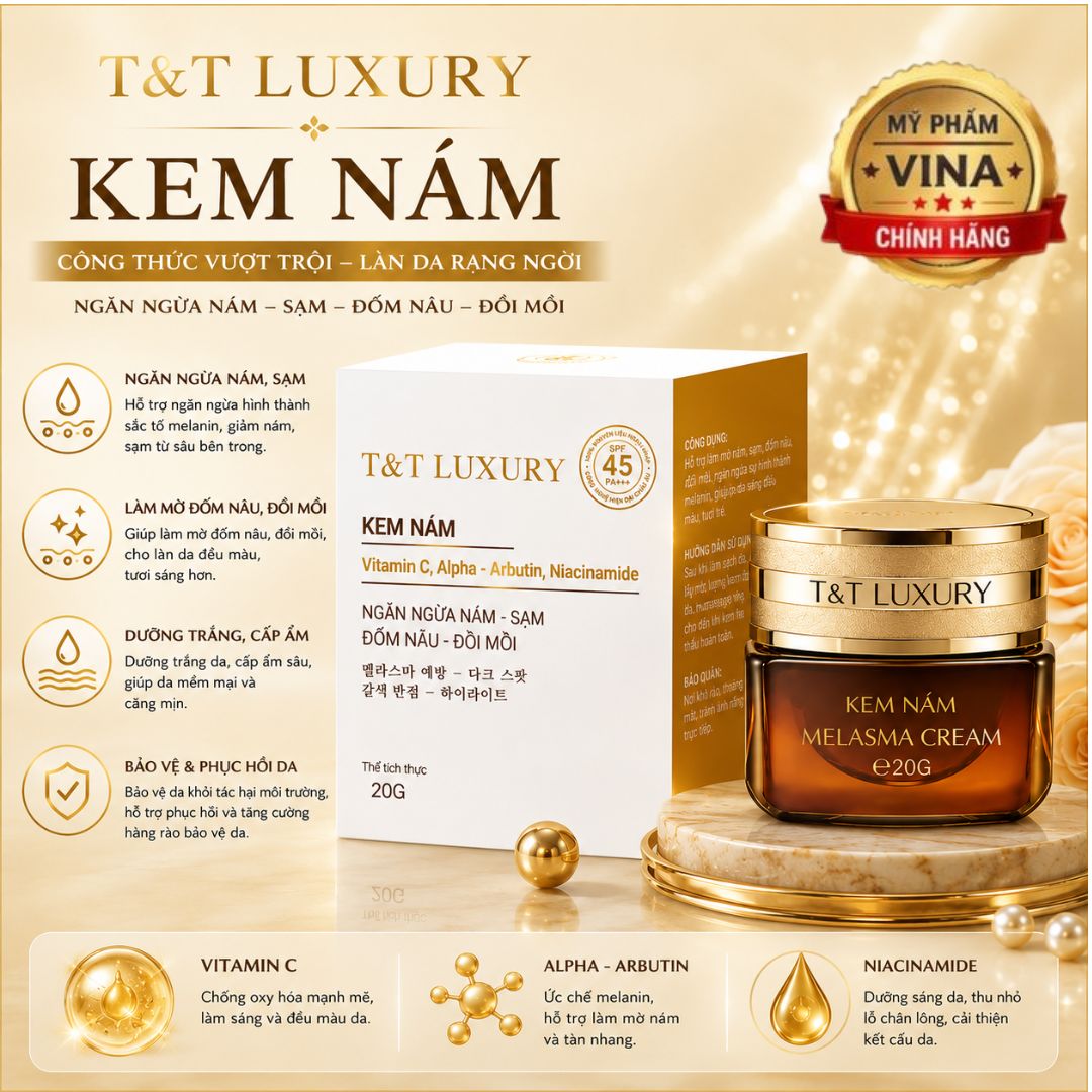 Kem T&T Luxury  sạch nám - sạm - đốm nâu - đồi mồi 20g 1
