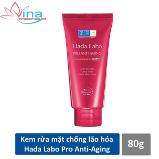 Sữa rửa mặt chống lão hóa Hada Labo Pro Anti Aging (80g) 1