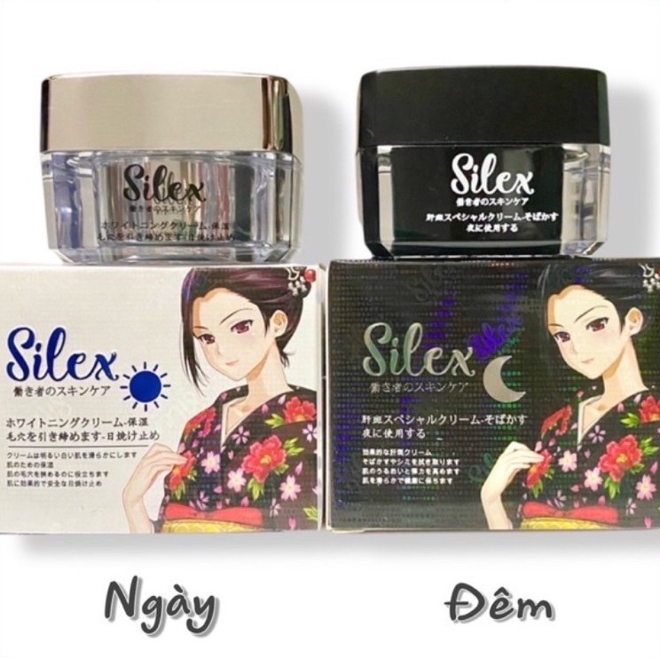 Kem Silex Nhật Bản Ngày & Đêm – Combo Mờ Thâm Nám, Tàn Nhang Hiệu Quả