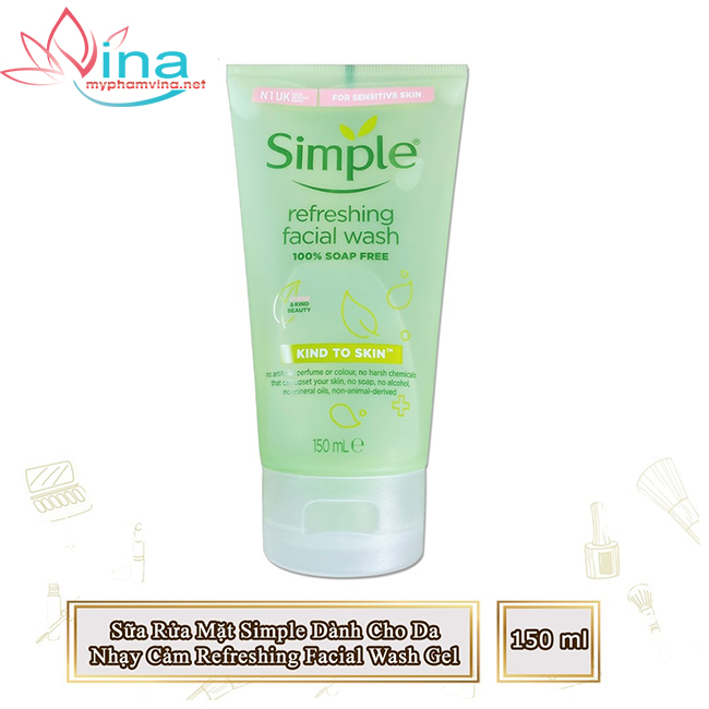 Sữa Rửa Mặt Simple Refreshing Facial Wash - 150ml 1