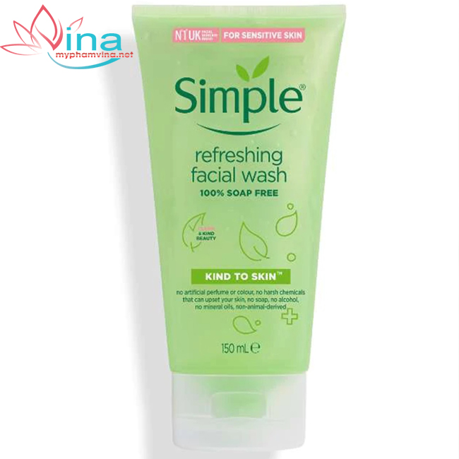 Sữa Rửa Mặt Simple Refreshing Facial Wash - 150ml 2