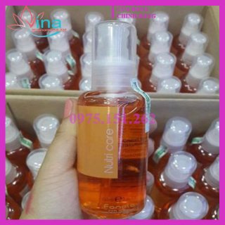 Tinh dầu phục hồi dưỡng tóc Fanola Nutri Care Restructuring Fluid Crystals 100ml